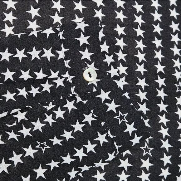 🔥H&M black dress with tiny stars. So pretty. EUC, Oversized size 6. - Picture 5 of 9